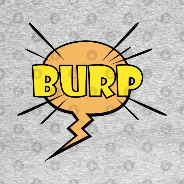 Speech Balloon With Burp Sound by MonkeyBusiness